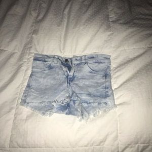 H&M distressed shorts